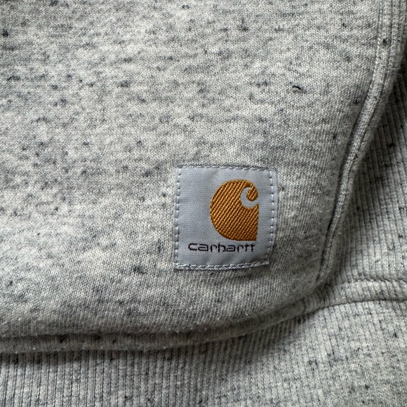 Carhartt Gray Crewneck Sweater with Ribbed Trim - Picture 3 of 4